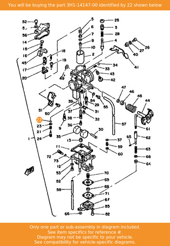 Yamaha ring 3h1 14147 - yamaha, 3h1-14147-00