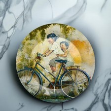 Vintage bicycle ceramic - bicycle,