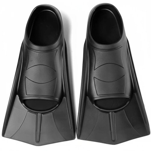 Silicone swimming fins short - swimming,