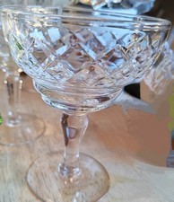 Antique Fine crystal Champagne