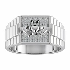 Real moissanite ct heart - 0.60,