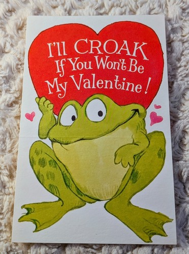 Funny vintage valentine card - vintage,