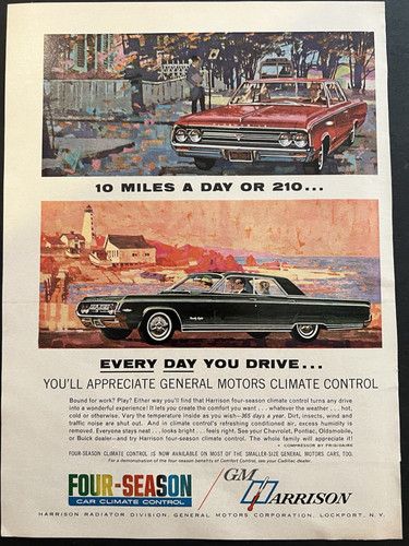 Vtg 1963 general motors - ad, gm