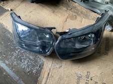 Ford Transit mk8 pre facelift 2014-2018 headlights pair os ns black