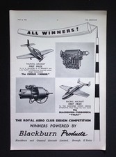 Original 1953 Advert Blackburn