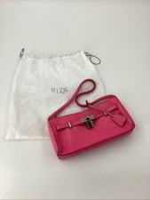 Ri2k Pink Leather Hand Bag &