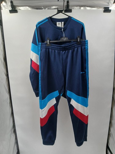 Adidas tracksuit set blue - set,