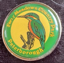 Vintage Ferry Meadows Country Park, Peterborough, Enamel Pin Badge