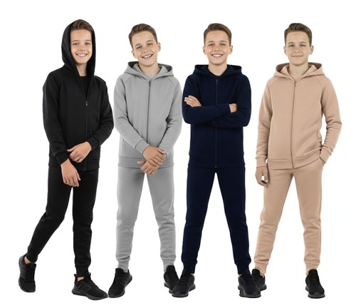 Boys tracksuit zip hoodie set - tracksuit,