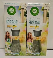 Airwick Scented Oil Reed Diffuser jasmine & green apple morning meadow  x2 or x5
