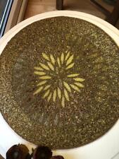  Bronze & Cream Petal Bronze Border Handmade Placemat  Hand Beaded 