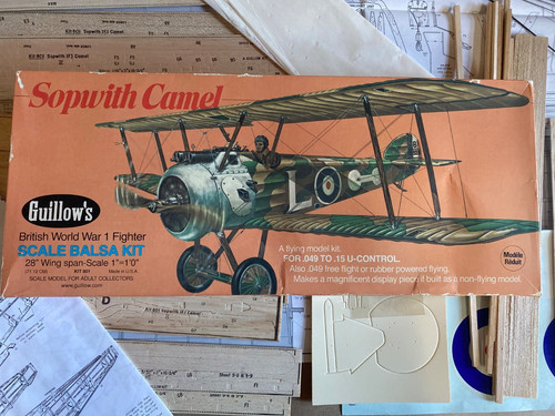 Guillow sopwith camel balsa - guillow's,