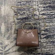 Primark Brown Croc Effect Mini