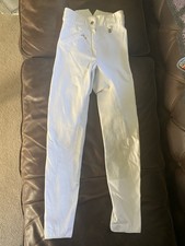 White Cavallo Full Leather Seated  Competition Breeches 24L Shoeller