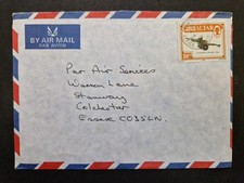 Gibraltar General Post Office Air Mail Cover To UK #C67265
