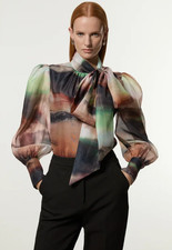 Karen Millen Marbled Organdie