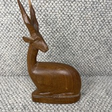 Vintage Wooden Gazelle