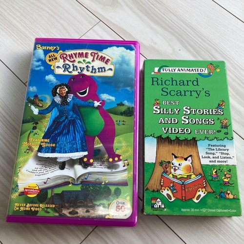 Barney rhyme video vhs - barney,