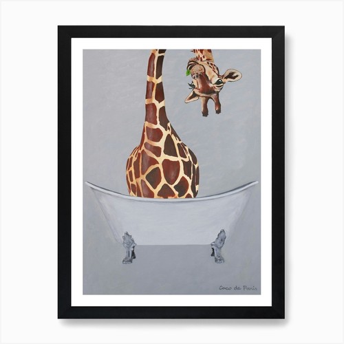 Giraffe bathtub bathroom - in,