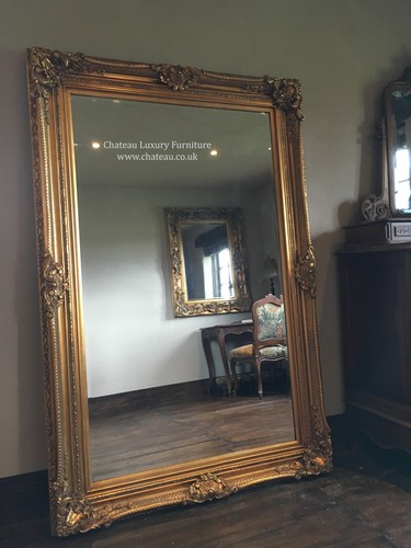 Antique gold ornate large - antique,