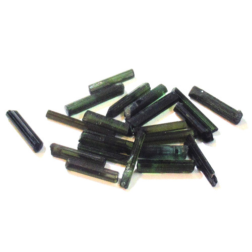 3pcs natural green tourmaline - 3pcs,