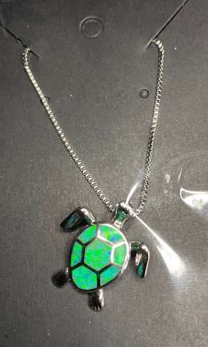 Necklace opal cute fire - necklace,