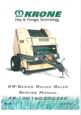 KRONE ROUND BALER KR130 KR160