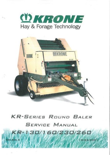 Krone round baler - round, kr130