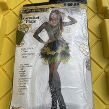 Steampunk Sprocket Pixie Adult Costume Medium - Large 8-12