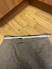 VINTAGE HOLLAND & HOLLAND BESPOKE CHECK HEAVY TWEED SHOOTING BREEKS 36