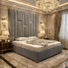 Luxury Velvet Upholstered Bed