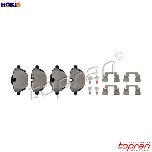 Brake pad set - set,