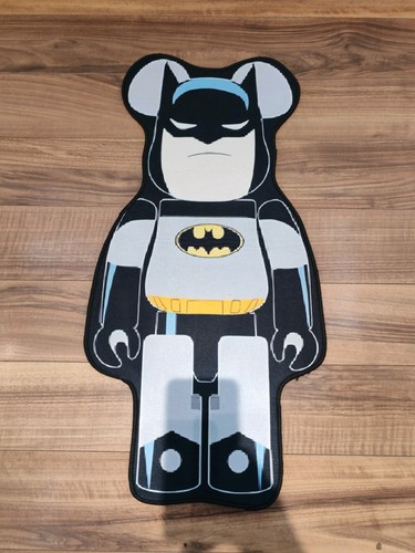 Batman bear brick floor rug - dc,