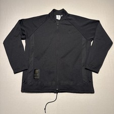 Adidas Superstar Track Jacket Mens Medium Black 2019 Trefoil Full Zip Top