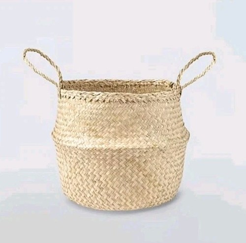Trendy seagrass belly basket - trendy,
