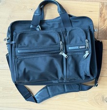 tumi alpha expandable briefcase ballistic nylon