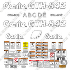 Fits Genie GTH 842 Decal Kit