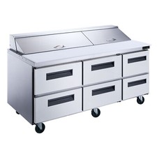 Caterway 6 Drawer Food Prep