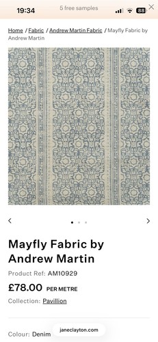 New fabric andrew martin - martin, 145cm