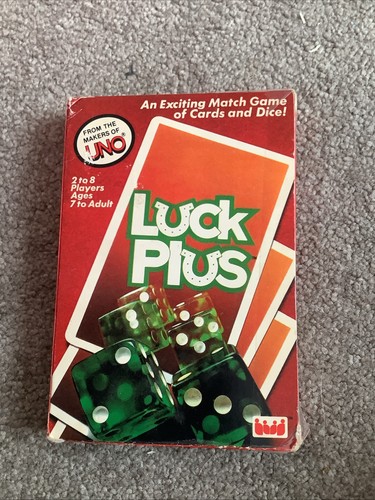 Vintage luck plus card - vintage,