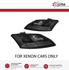 Audi TT 2006-2009 8J Black Xenon DRL Devil Eye Headlights Sequential Indicators