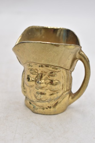 Vintage brass toby - brass, jug