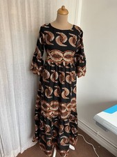 Vintage Black Orange African