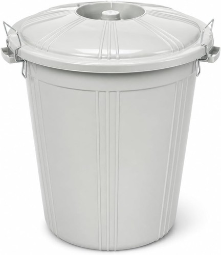 50l heavy duty plastic dustbin - 50l,