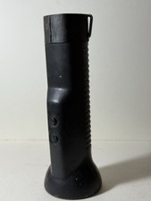 Vintage Ever Ready Flashlight Torch Retro Black Plastic with Metal Clip Working