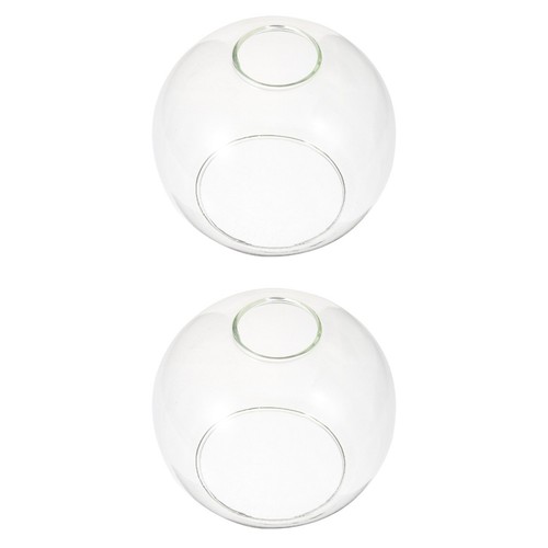 2pcs small transparent - small, glass