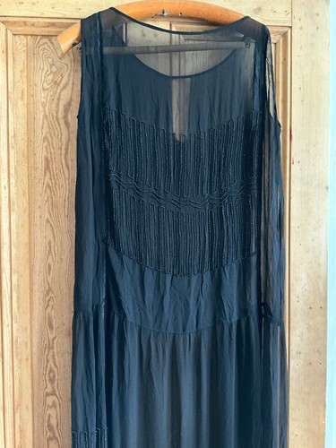 Antique french flapper dress - french,