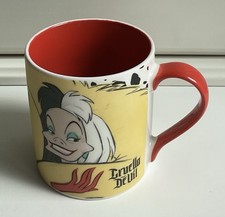 Disney Villains Cruella De Vil I Live On Coffee & Vengeance Fine China Mug Cup