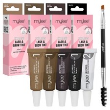 Mylee Express Eyelash & Eyebrow Tint Kit Semi-Permanent Professional Tinting Dye