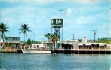  Postcard Pals Restaurant Cove Yacht Basin Deerfield Beach FL Florida 1969 E-622